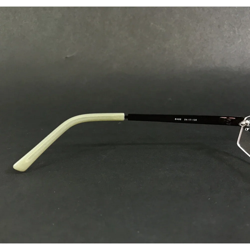 Bellagio Eyeglasses Frames B466 C-02 Brown Rimless Rectangle 54-17-135